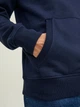 Худи Jack & Jones JJSTAMP SWEAT HOOD L Темно-синий 12211551-Navy Blazer - изображение 4