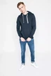 Худи Jack & Jones PKTGMS BASIC HOOD SWEAT M Темно-синий 12131173-Navy Blazer - изображение 4