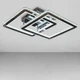 Потолочная люстра LED Light House SY-18284/2 CR 705*525*120 160W хром - изображение 2