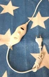 Электропростынь с подогревом Electric Blanket синяя белая звезда 150*120 см - изображение 5