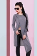 Дизайнерская кофта -туника Fashion M серый 43336008 - изображение 1