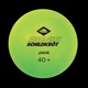 М'ячі Donic Glow in the dark (6шт.) 40+ green 608507 - зображення 2