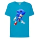 Футболка детская Соник поворот (SONIC) синяя (snc blu-02) 104 см - изображение 1