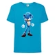 Футболка детская Соник искрит (SONIC) синяя (snc blu-05) 140 см - изображение 1