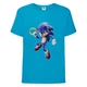 Футболка детская Соник с кольцом (SONIC) синяя (snc blu-5) 152 см - изображение 1