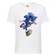 Футболка дитяча Соник біжить (SONIC) біла (snc wh-6) 116 см - зображення 1