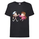 Футболка дитяча Гравити Фолз Мэйб і Діппер 11 (Gravity Falls Mayb and Dipper 11) чорна (GF blc-05) 104 см - зображення 1