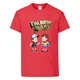 Футболка дитяча Гравити Фолз Мэйб і Діппер 8 (Gravity Falls Mayb and Dipper 8) червона (GF rd-02) 116 см - зображення 1