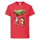 Футболка детская Гравити Фолз Мэйб и Диппер 12 (Gravity Falls Mayb and Dipper 12) красная (GF rd-06) 164 см - изображение 1