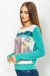 Свитшот женский, цвет оливково-молочный, 167R731-2, XS - изображение 3
