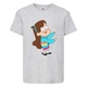 Футболка детская Гравити Фолз Мэйбл 2 (Gravity Falls Maybl 2) серая (GF gr-004) 152 см - изображение 1