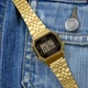 Женские наручные часы CASIO LA680WEGA-1ER Золото с черным - изображение 3