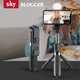 Селфи-стик штатив 5в1 SKY (L02S) Bluetooth / подсветка (100 см) Black - изображение 2