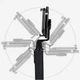 Селфи-стик штатив 2в1 SKY (K09) Bluetooth (77 см) Black - изображение 5