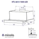 Телескопическая вытяжка Minola HTL 6615 I 1000 LED - изображение 10