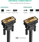 Коаксиальный видеокабель для монитора UGREEN VGA SVGA HD15 2 м Black (DV101) - изображение 2