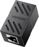 Соединитель витой пары RJ45 UGREEN NW114 Cat7 Cat6 Cat5e разъем-удлинитель Ethernet Black (20390) - изображение 1