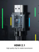 Кабель HDMI UGREEN 8K HDMI 2.1 сверхскоростной 60 Гц 48 Гбит/с 1 м Black (HD135) - изображение 5
