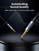 AUX аудио кабель UGREEN 3.5mm Audio Cable Braided 1 м Black (AV183) - изображение 4