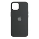 Silicone Case Original for Apple iPhone 14 Plus (HC) - Black - изображение 1