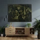 Картина Холстович Едоки картофеля 30x40 см. Картина Винсета Ван Гога для офиса, гостиной, спальни, кухни, ресторана, интерьера - изображение 2