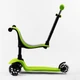 Самокат-велобіг 3в1 Best Scooter колеса PU зі світлом, сидіння, батьківська ручка. Green (106696) - зображення 2