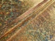 Ткань Трикотаж масло голограмма, золото на черном, пог. м. (м47, 2026MG, к9) - изображение 2