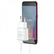 Мережевий зарядний пристрій HOCO C88A + кабель USB – Micro USB Star Round Dual Port Charger Set 2USB 2.4A White - зображення 4