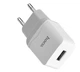 Адаптер сетевой Hoco C22A, 1USB, 2.4А, белый - изображение 1