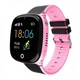 Детские умные смарт часы телефон c GPS Baby Smart Watch Supero Original Hw11 Aqua Pluse Черно-Розовые - изображение 1