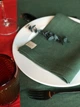 Льняные салфетки ZHDANOVA BAGS&HOME цвет зелёный хвойный 2 шт - изображение 7