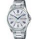 Прочные Наручные часы Casio MTP-1384D-7A2VDF Серебристые с голубыми элементами - изображение 1