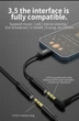 Усилитель звука, переходник, ЦАП, DAC, сертифицированный MFI CVJ CM 1 C101 lightning to 3,5 мм Black - изображение 6