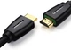 Кабель Ugreen HD118 HDMI to HDMI v2.0 UltraHD 4K-3D Braided 3 м Black (90401994) - изображение 2