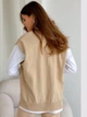 Жилет женский ARTKNIT Cotton 1 L-XL Бежевый (4823093442382) - изображение 2