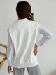 Жилет женский ARTKNIT Cotton 2 L-XL Молочный (4823093442375) - изображение 2