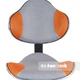 Детское кресло FunDesk LST3 Orange-Grey - изображение 7