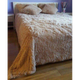 Плед-травка односторонний Koloco коричневый 220 x 240 см - изображение 3