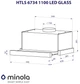 Вытяжка Minola HTLS 6734 BL 1100 LED GLASS - изображение 11