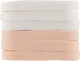 Спонж CS063WB для макияжа квадрат 6в1, белый + бежевый - Cosmo Shop Sponge 6шт (1047139-27068383) - изображение 2