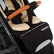 Детская коляска Bene Baby D200 Прогулочная бежевая на чёрной раме - изображение 6