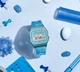Женские наручные часы CASIO F-91WS-2 Голубой\прозрачный - изображение 2
