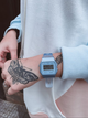 Женские наручные часы CASIO F-91WS-2 Голубой\прозрачный - изображение 4