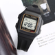 Мужские наручные часы Casio F-201WA-9A Черное с желтым - изображение 2