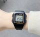 Мужские наручные часы Casio F-201WA-9A Черное с желтым - изображение 3