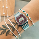 Женские наручные часы Casio LA670WA-4 Серебро\красный - изображение 1