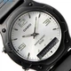 Наручные надежные часы Casio AW-49HE-7AVDF Серебристые с черным - изображение 1