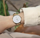 Женские часы Casio LTP-VT01GL-7B Белые со светло-коричневым Кожаный ремешок - изображение 6