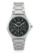 Женские часы с минеральным стеклом Casio LTP-V300D-1A2UDF Черные с серебристым - изображение 1
