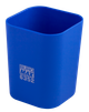 Стакан пластиковый Buromax Rubber Touch для письменных принадлежностей синий (BM.6352-02) - изображение 1